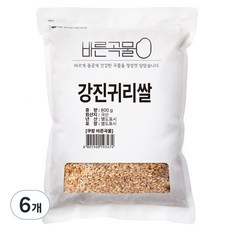 바른곡물 국산 강진 귀리쌀, 800g, 6개