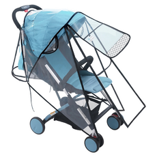 防風防雨 嬰兒車雨罩 8-14kg, 1個, 透明