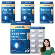 그린몬스터 맥스 관절튼튼 MSM, 90정, 4개
