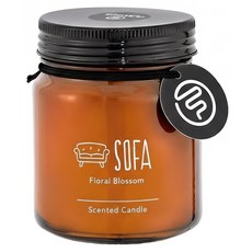 FLAVOUR 香氛蠟燭 SOFA, 清新淡花調, 1個, 150g