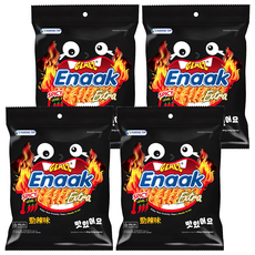 GEMEZ Enaak 韓式小雞麵 勁辣味 香脆可口, 84g, 4袋