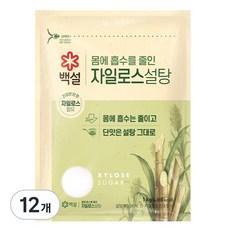 백설 자일로스 설탕, 1kg, 12개