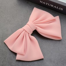 핸날 아동용 리틀걸 빅리본 자동핀