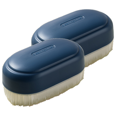 Unitree 柔軟清潔刷 矽膠刷, 2個, 藍色