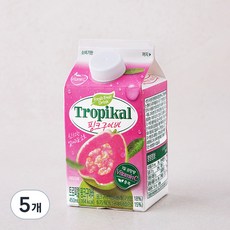 남양유업 트로피칼 핑크구아바 주스, 450ml, 5개