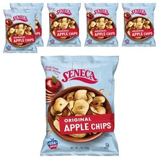 Seneca 蘋果脆片 原味, 6包, 20g