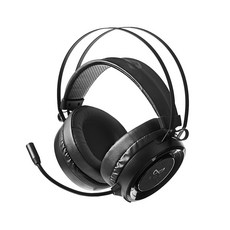 녹스게이밍기어 가상 7.1채널 RGB 게이밍 헤드셋, NX-502, 블랙