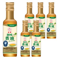 福壽實業 蔥味香油 220ml, 蔥香濃郁、層次豐富, 適合涼拌料理、沾醬提味, 6瓶
