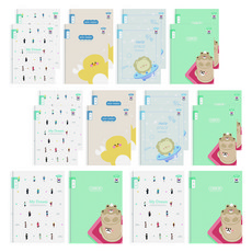 PENPIA 1000 小學線圈筆記本 10格 國語 共用, 隨機出貨, 20個