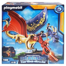 Playmobil 摩比人 馴龍高手影集 Wu&Wei with Jun, 40件組, 1盒