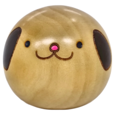 USABURO KOKESHI 卯三郎木芥子 十二生肖 木製擺飾, 狗