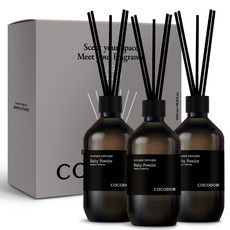 코코도르 그란데 디퓨저, 베이비파우더, 500ml, 3개