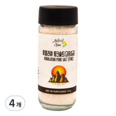 Natural Spice 喜馬拉雅粉紅鹽 細鹽, 110g, 4個