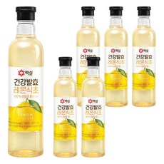 CJ BEKSUL 白雪 健康發酵檸檬醋, 800ml, 6個
