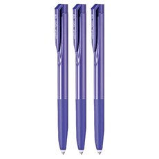 Uni 三菱 ball VISION 自動鋼珠筆 umn-155n-05, 紫色, 3入