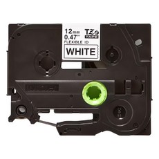 brother 兄弟牌 原廠 護貝標籤帶 TZe-FX231 12mm, 白底黑字, 8m