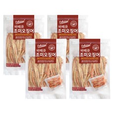 해맑은푸드 바베큐 조미오징어, 300g, 4개