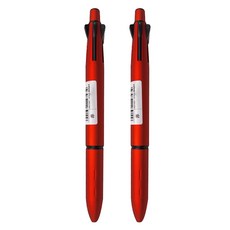 ZEBRA 斑馬牌 多功能原子筆, 紅色, 2支