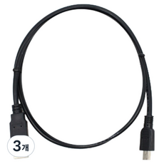 MYBESTFRIEND MBF USB2.0 迷你5P傳輸線 MBF-UM203N, 3個, 0.3m