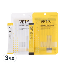 베츠 고메 스톡 짜먹는 간식 2종, 비프, 피쉬, 3세트