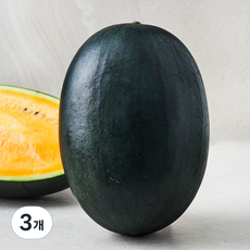 수토마켓 블랙 망고수박, 4kg 미만, 3개