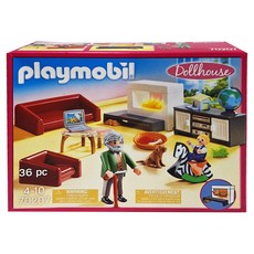 Playmobil 摩比人 客廳，娃娃屋系列，35件組, 1盒