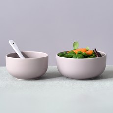 보울보울 레트로라인, 라벤더바이올렛, 공기 + 대접, 1세트