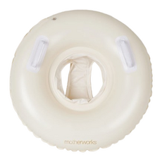 Motherworks 學步車型泳圈, 1個, 奶油色