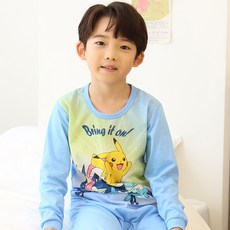 PremierFam 男童款寶可夢Bring it on印花9分袖衣褲套裝