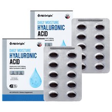 nz Origin 每日玻尿酸保濕補充膠囊, 60顆, 2盒