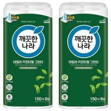 KleanNara 可綠納樂 日常廚房紙巾 綠茶款, 150張, 16捲