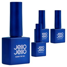 Jello Jello Glossy Top Gel 10ml, 透明, 4瓶