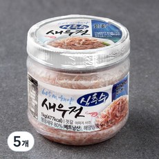 반찬단지 해양심층수 새우젓, 1kg, 5개