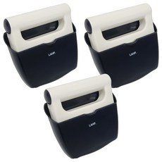 Lahp 迷你軟Q刮水除毛刷, 3個, 海軍藍