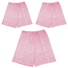 感恩使者 女款 臥床全開式魔鬼氈五分褲 春夏款, 粉紅色, M/L/XL/XXL, 3件