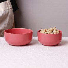 보울보울 레트로라인, 로제핑크, 공기 + 대접, 1세트