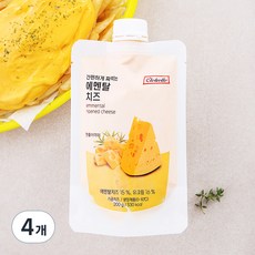 끌레베르 간편하게 짜먹는 에멘탈 치즈, 200g, 1개입, 4개