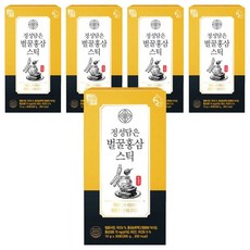 한국삼 정성담은 벌꿀홍삼스틱 30p, 5개, 300g
