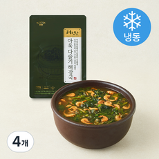 미스타셰프 더진한 아욱 다슬기 해장국 (냉동), 700g, 4개