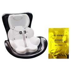 車內出風口公仔娃娃安全座椅創意飾品 附風口專用香片 香味隨機, 黑色, 1組