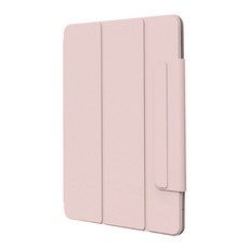 SINJIMORU 透明附Apple Pencil收納槽iPad保護殼, 粉沙色, 1個