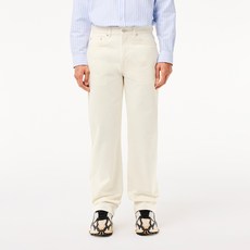 라코스테 남성용 스트레이트 핏 데님 청바지