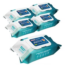 掀蓋式清潔濕紙巾, 70張, 5個