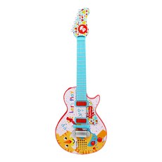 fisher-price 費雪 音樂電吉他, 酷炫燈光效果, 音色轉換, 小老虎, 1個, 56.5 x 20 x 3.5cm