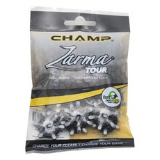 CHAMP 高抓地力 Slim-Lok 鞋釘, 1個, 黑色 + 銀色