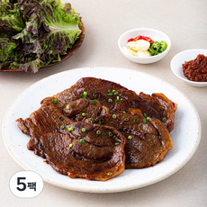 더듬뿍 양념 칼집목살구이, 500g, 5팩
