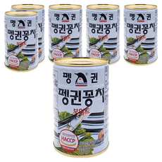 펭귄 꽁치 보일드 통조림, 400g, 6개