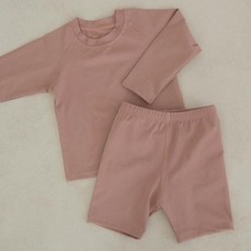 PEEKABOO 兒童Mono防曬泳衣上衣+下身套裝, 1個, 粉色