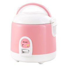 위즈웰 전기 보온밥솥 핑크, DRC-5