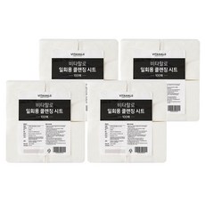 VITAHALO 拋棄式海綿巾 100 張 白色 1 包, 4包